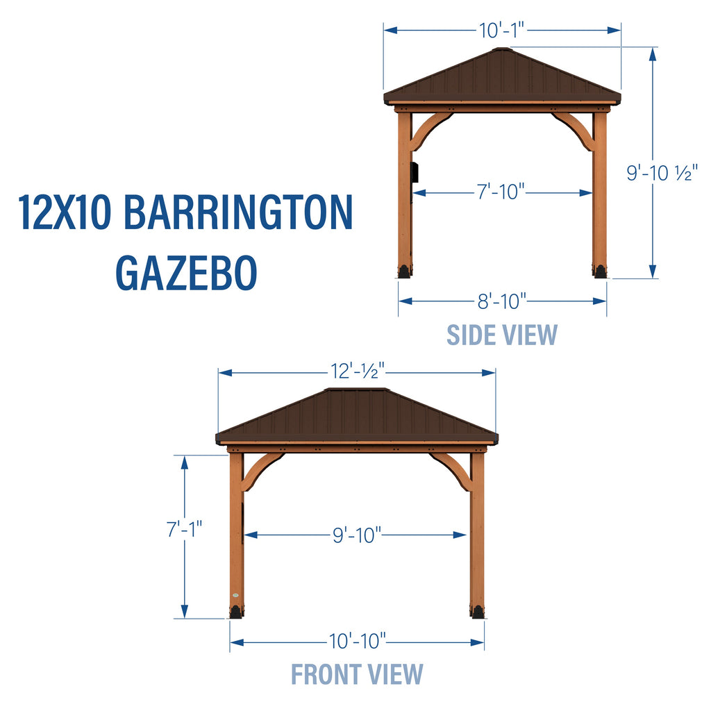 12x10 Barrington Gazebo