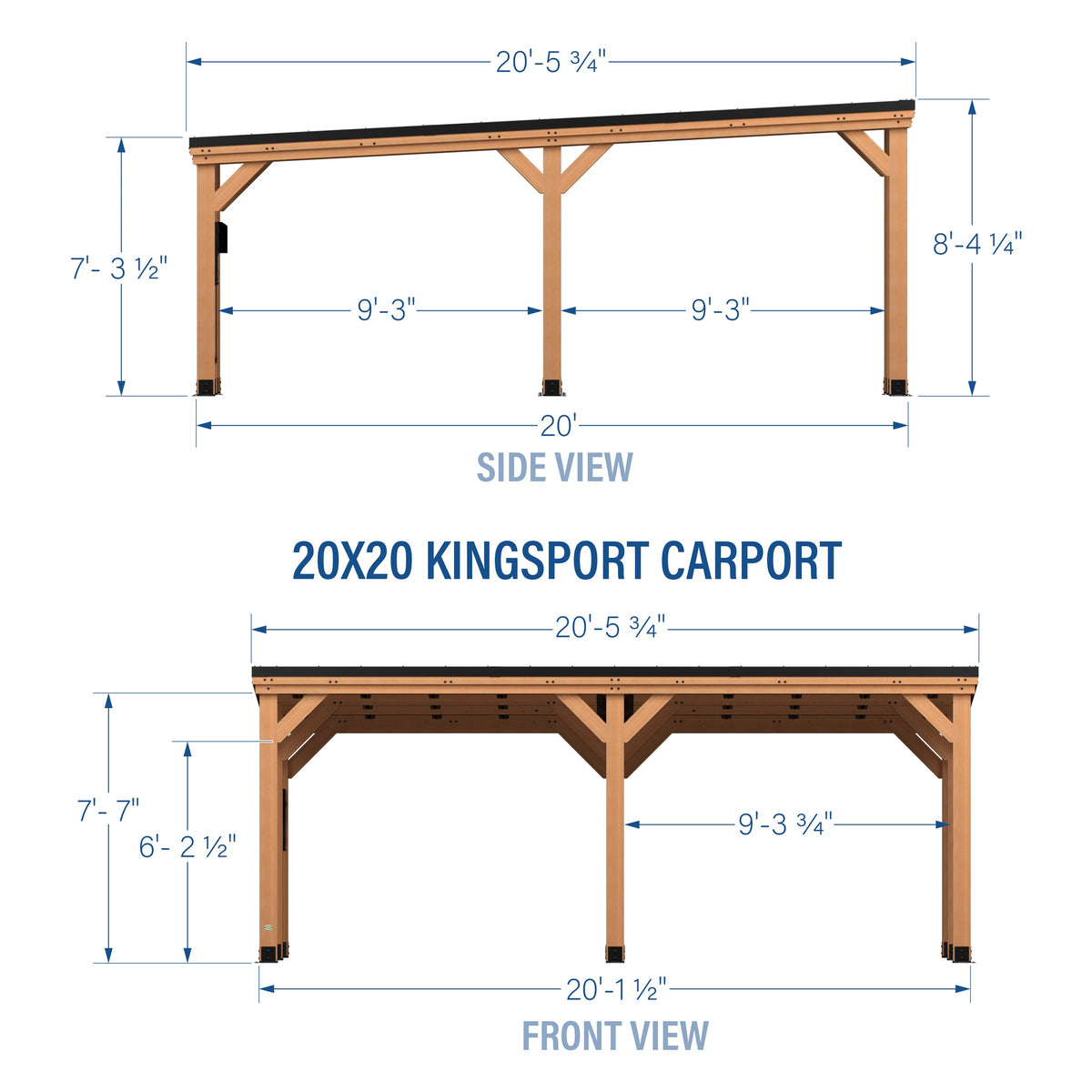 20x20 Kingsport Carport