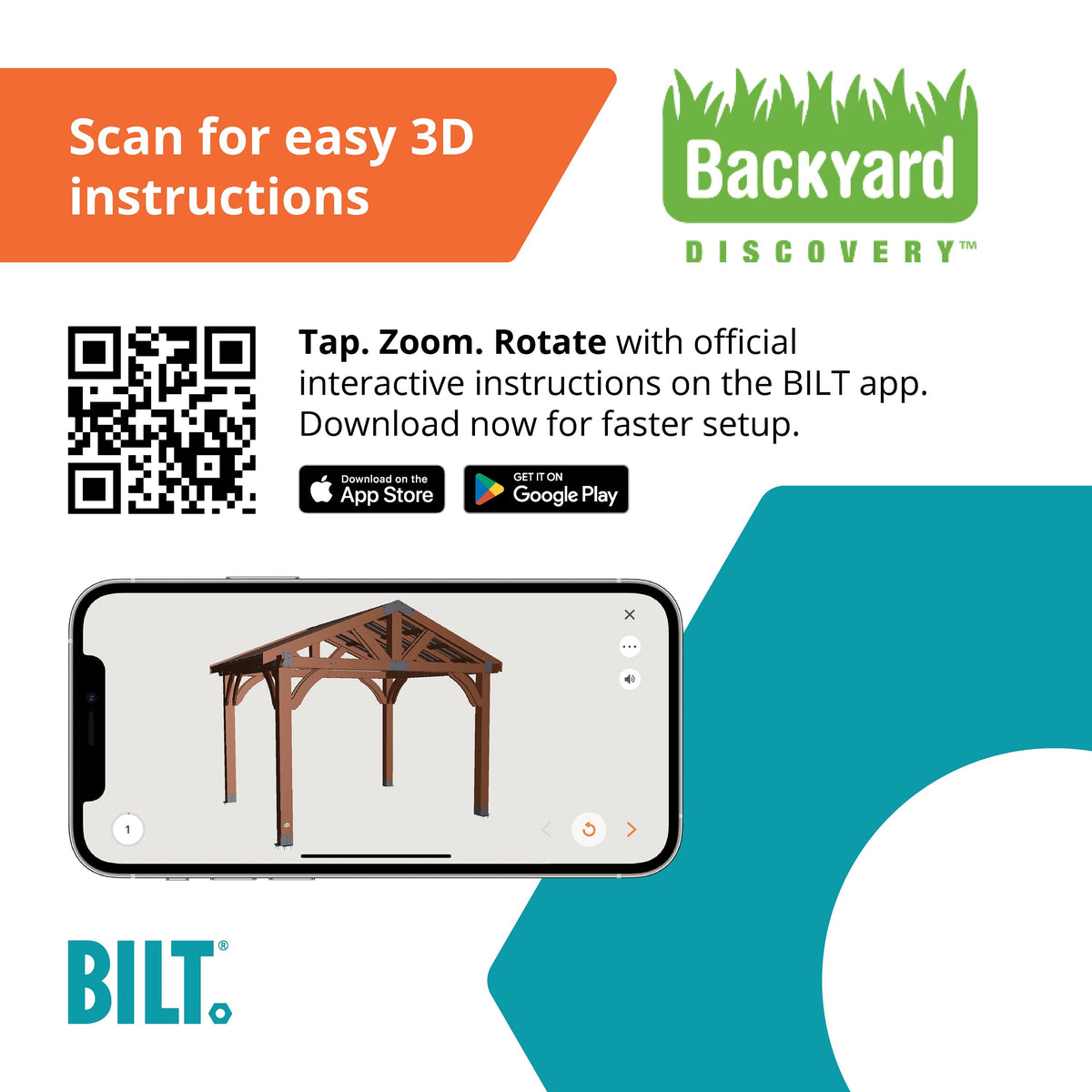 12x10 Arlington Gazebo with Electric - Lt Brown