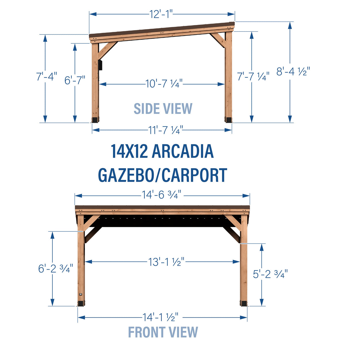 14x12 Arcadia Gazebo