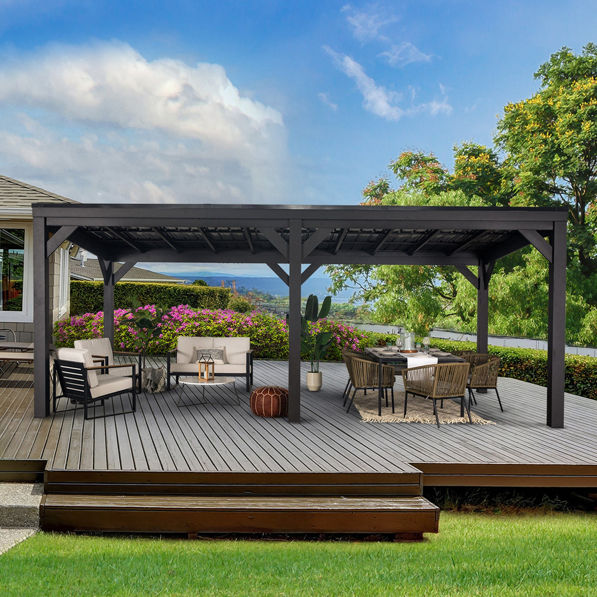 20x9.5 Stonebridge Gazebo/Carport