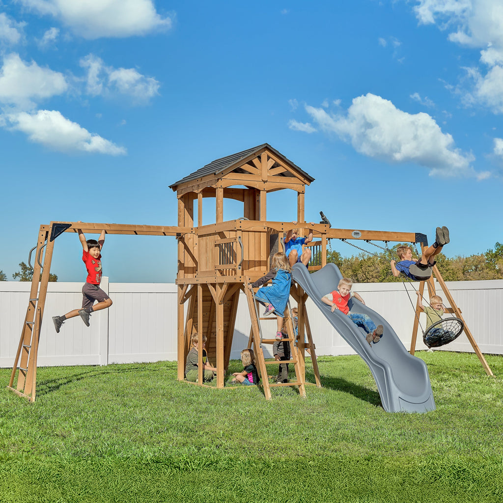 Dover Bay Swing Set with Monkey Bars