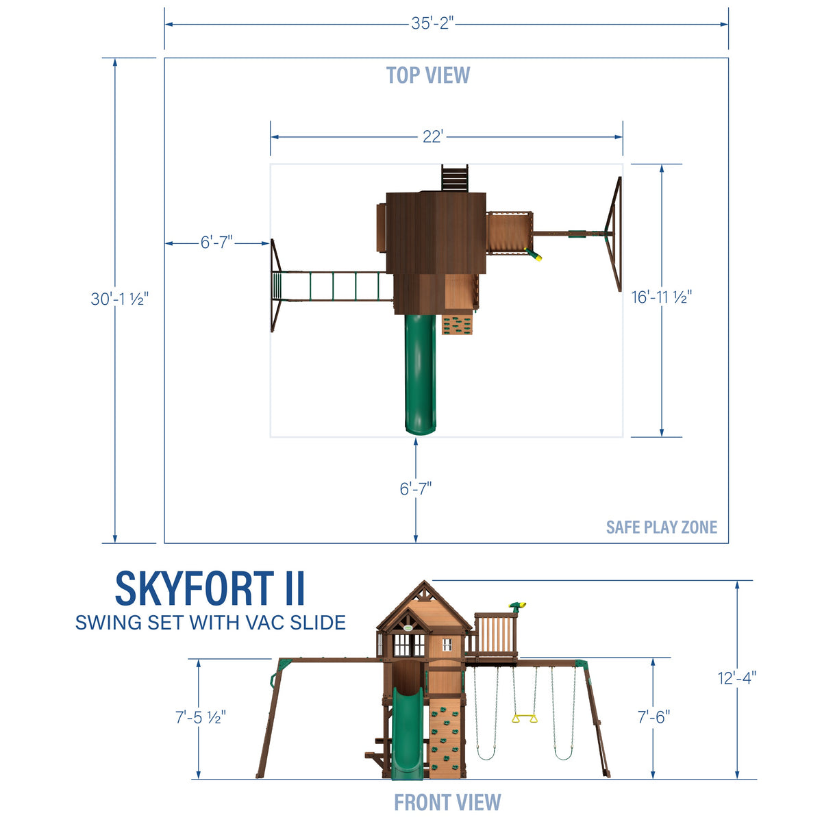 Skyfort II with Wave Slide