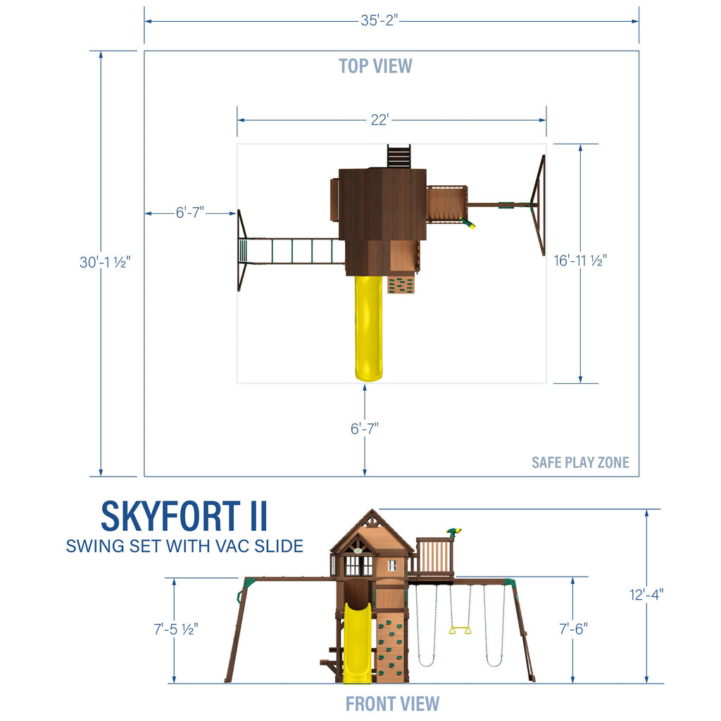 Skyfort II with Wave Slide