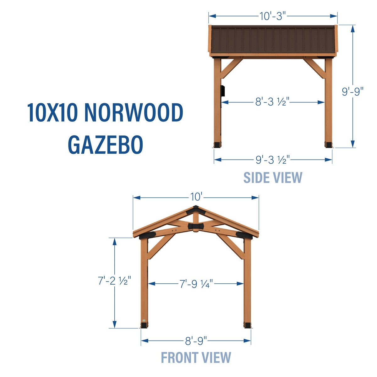 10x10 Norwood Gazebo