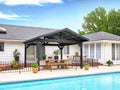 Lancaster | 14x14 Steel Gazebo with Gable Roof